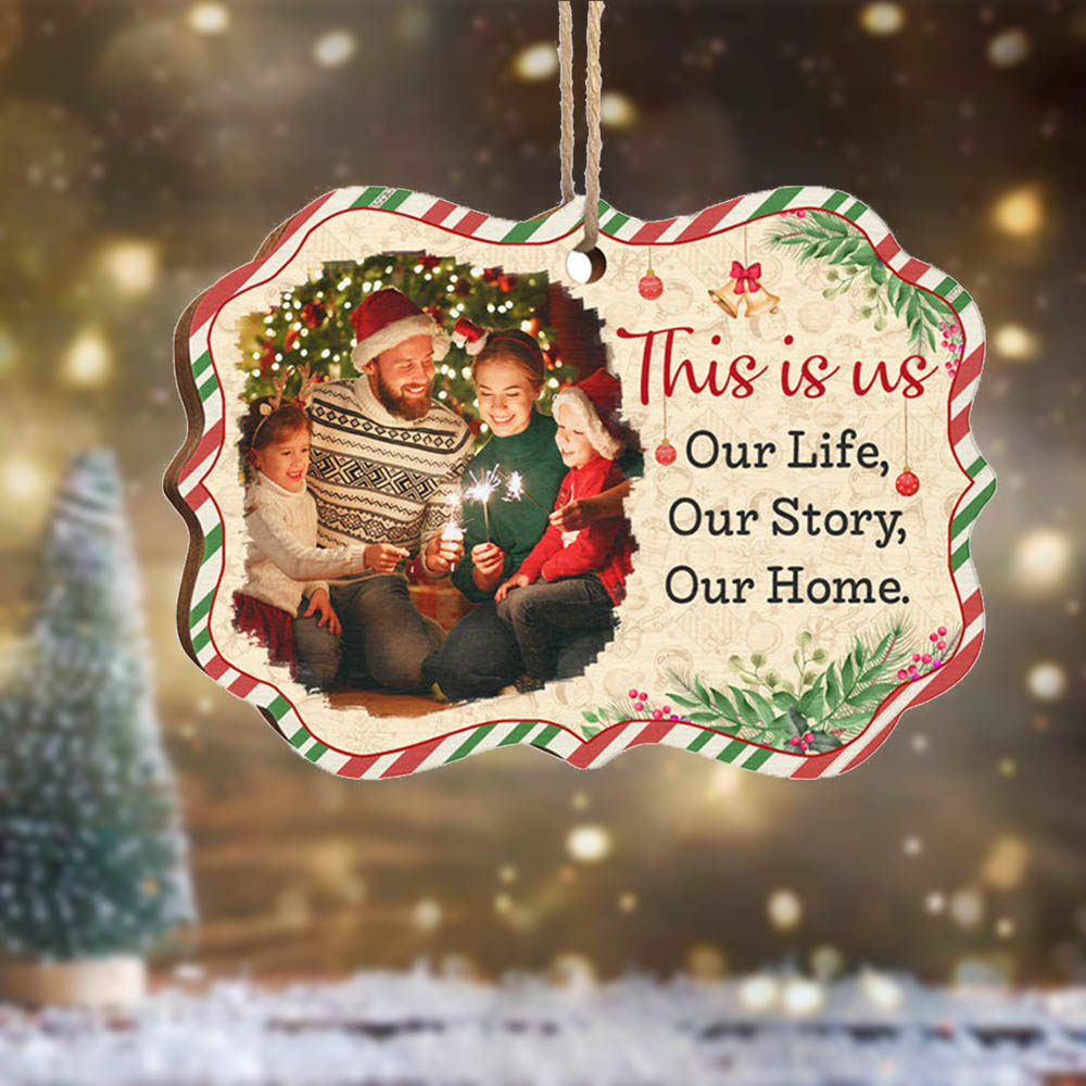 Personalised Photo Christmas Ornament Custom photos Gifts for Family-Jessemade AU