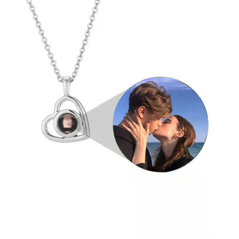 Personalised Projection Necklace Love Style Photo Necklace Gifts For Her-Jessemade AU