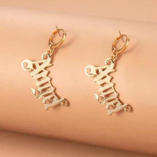 Personalised Name Earring Custom Name Earrings Gifts for Her-Jessemade AU