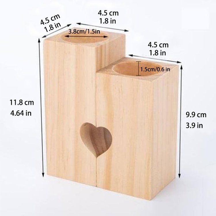 Mothers GiftsTo My Bonus Mom Wooden Candle Holder "Life has given me the gift of you"-Jessemade AU