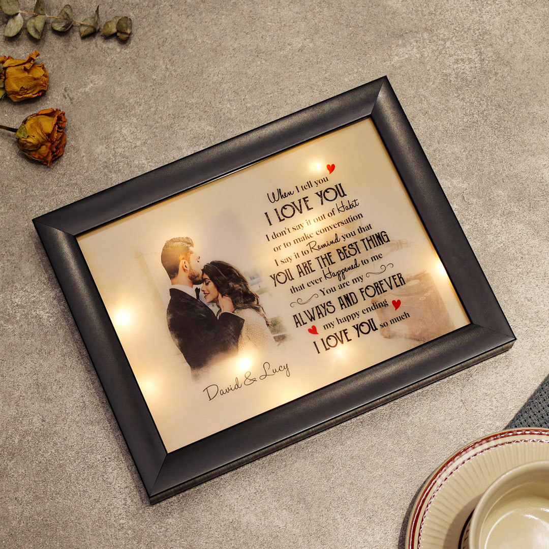 Valentine's Day Gift Personalised Photo Frame Couple Love Gifts For Her Him "YOU ARE THE BEST THING"-Jessemade AU