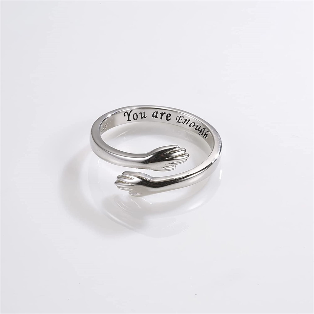 Mother’s Day Gift Couple Hug Ring Love Style Rings for Women Men-Jessemade AU