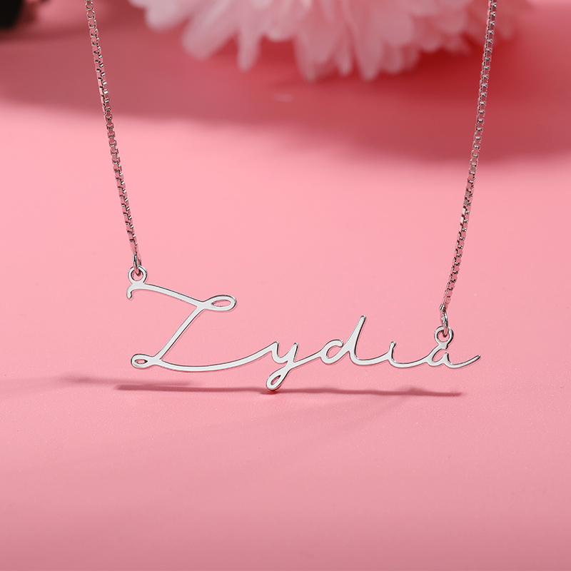 Personalised Necklace Custom 1 Name Necklace Gift For Her-Jessemade AU