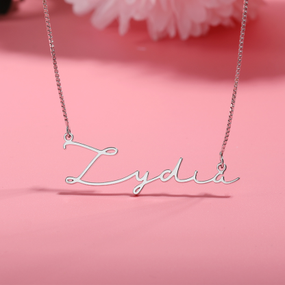 Personalised Necklace Custom 1 Name Necklace Gift For Her-Jessemade AU