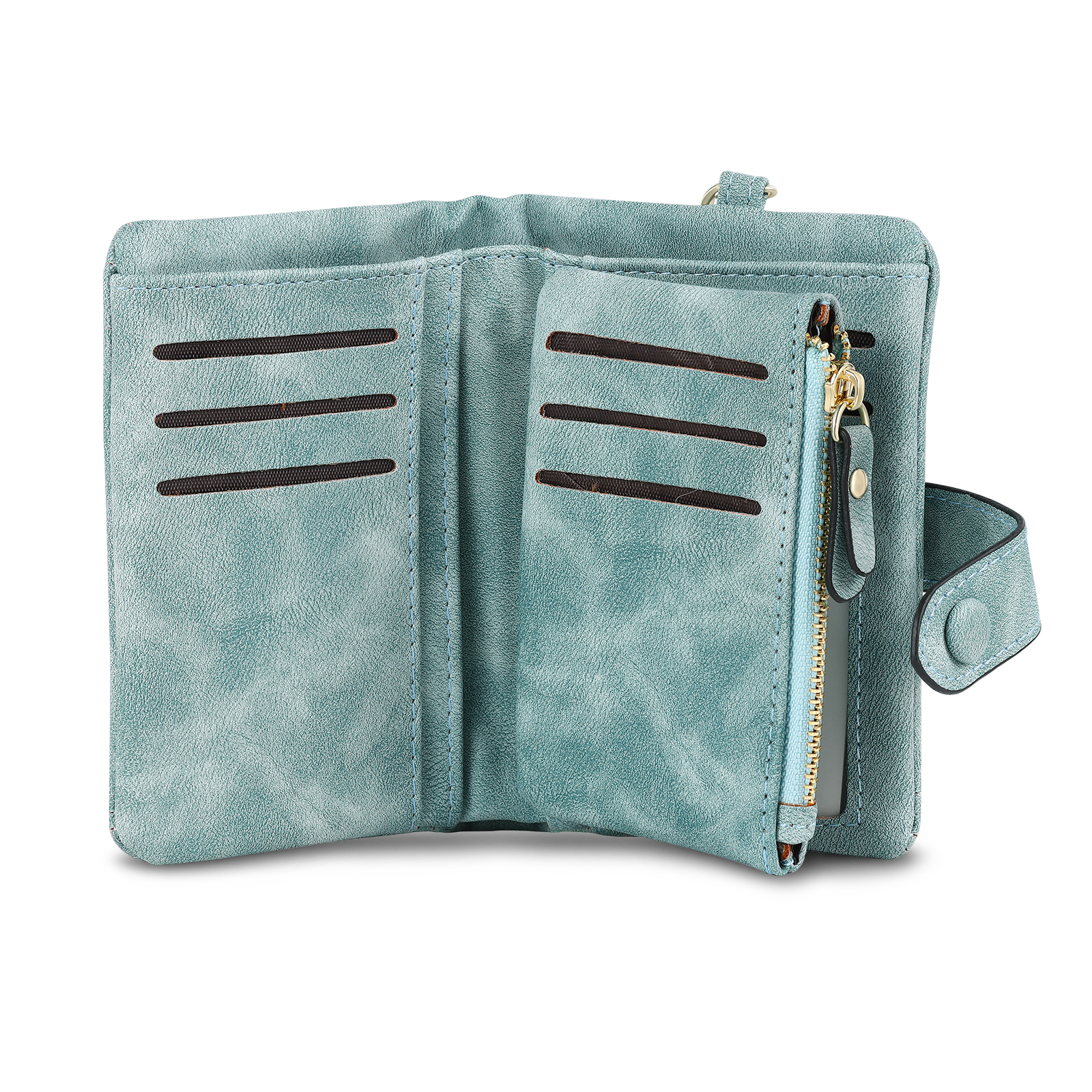 Personalised Women's Leather Wallet Custom Birthday Flower & Name & Photo Wallet Gift for Her