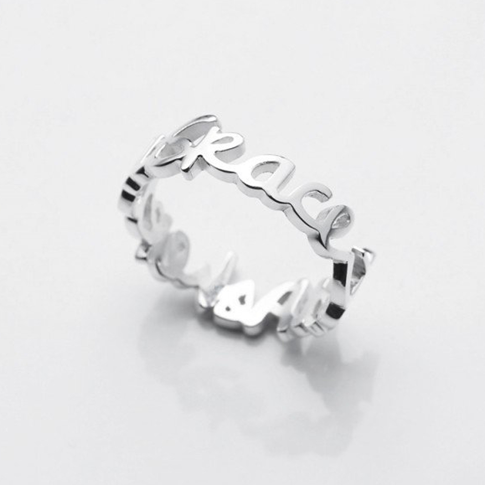 Personalised Name Ring Custom 2 Names Ring Gifts For Her-Jessemade AU