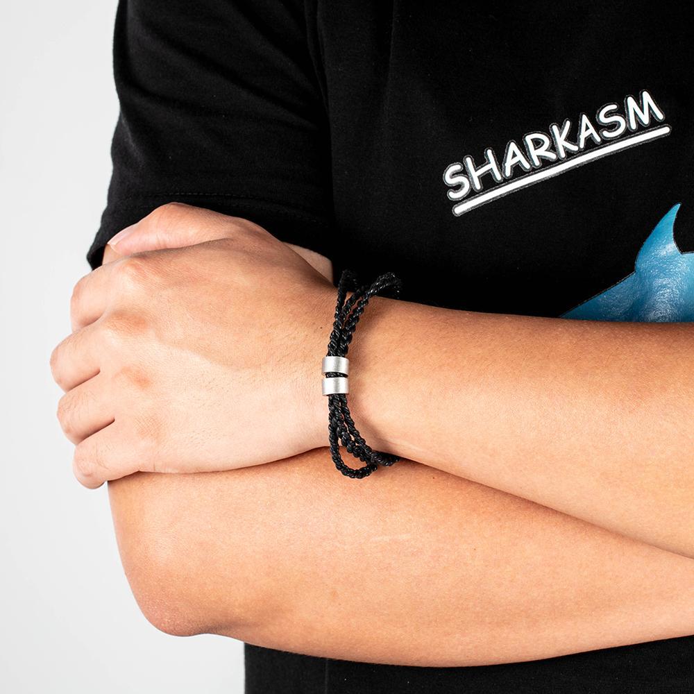 Personalised Men's Bracelets Charm Bracelet Gift for Dad-Jessemade AU