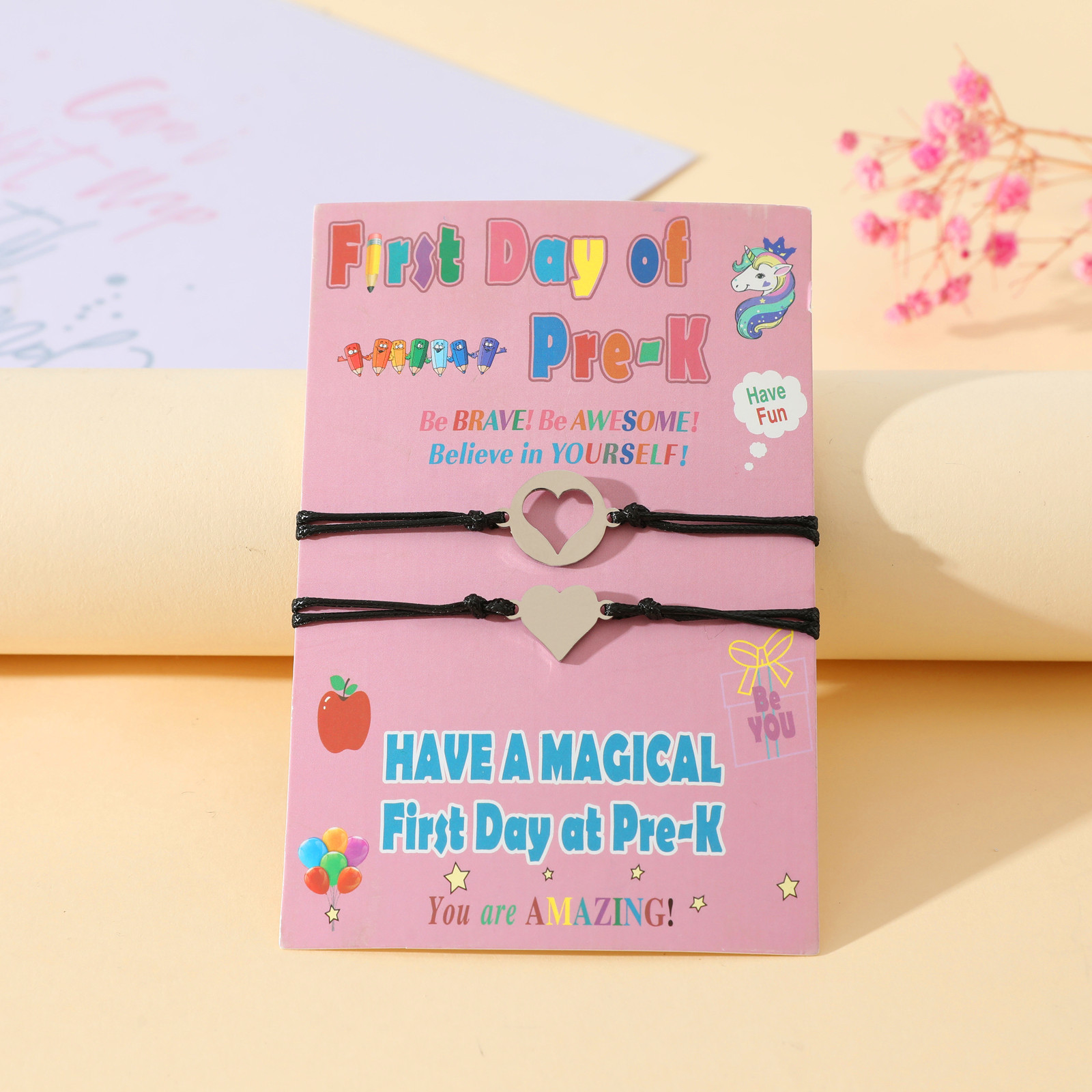 Bracelet for Women Dainty Teen Heart Bracelet Size Adjustable for Girls-Jessemade AU