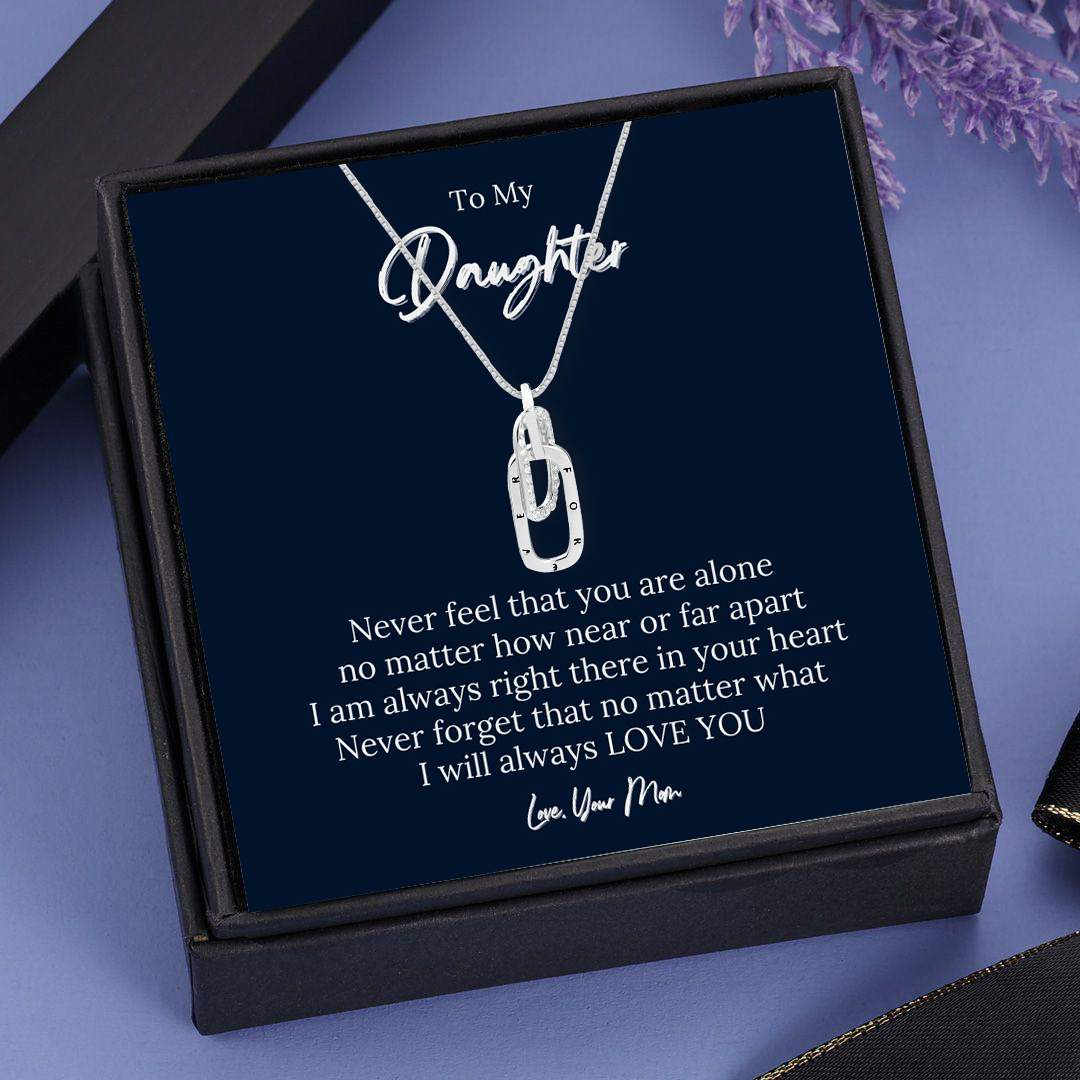 925 Sterling Silver Jessemade Forever Linked Together Necklace Best Gift For Her-Jessemade AU