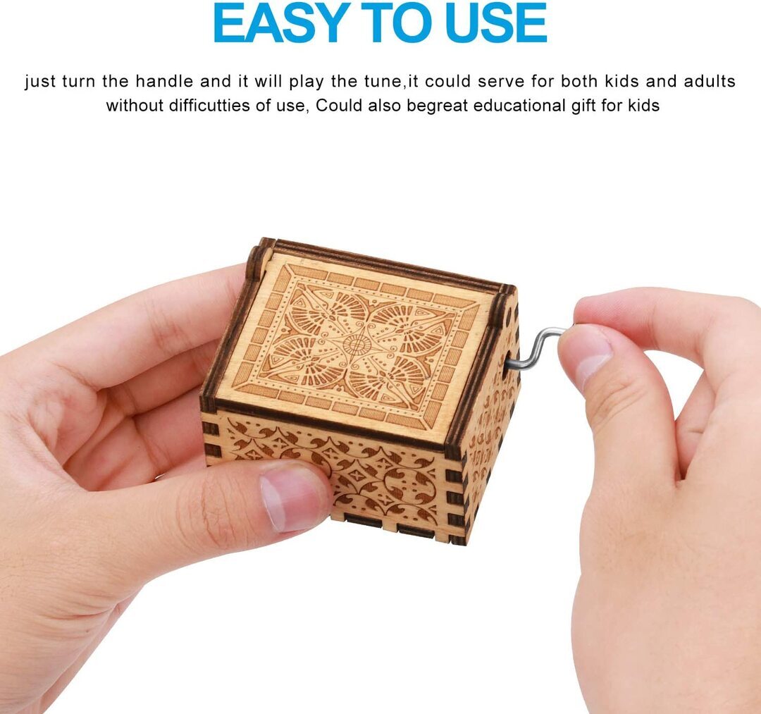 To My Daughter-Exquisite Wooden Music Box From Dad To Daughter-Jessemade AU