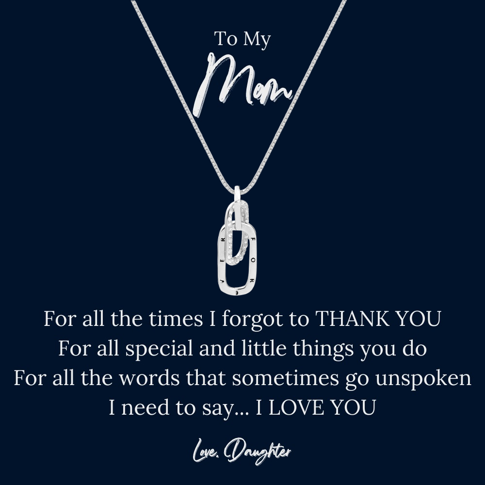 925 Sterling Silver Jessemade Forever Linked Together Necklace Best Gift For Her-Jessemade AU