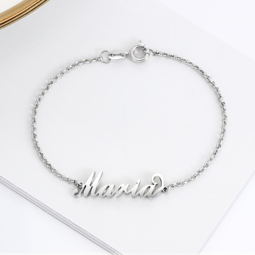 Personalised Bracelet Custom 1 Name Bracelet Gift For Women-Jessemade AU