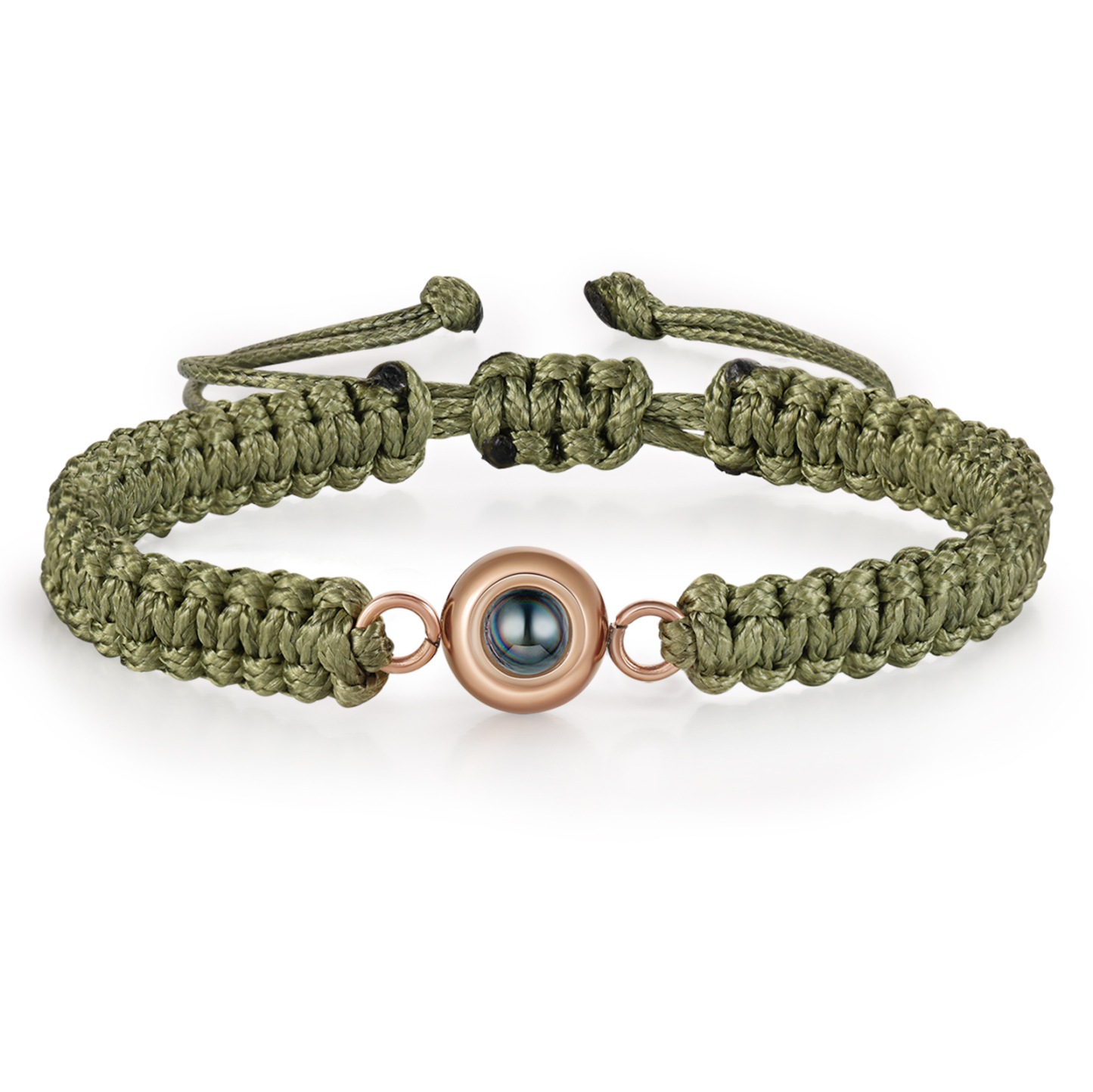 Personalised Projection Weave Bracelet Custom Colourful Photo Bracelet Adjustable Bracelet Personalised Gift for Couples-Jessemade AU