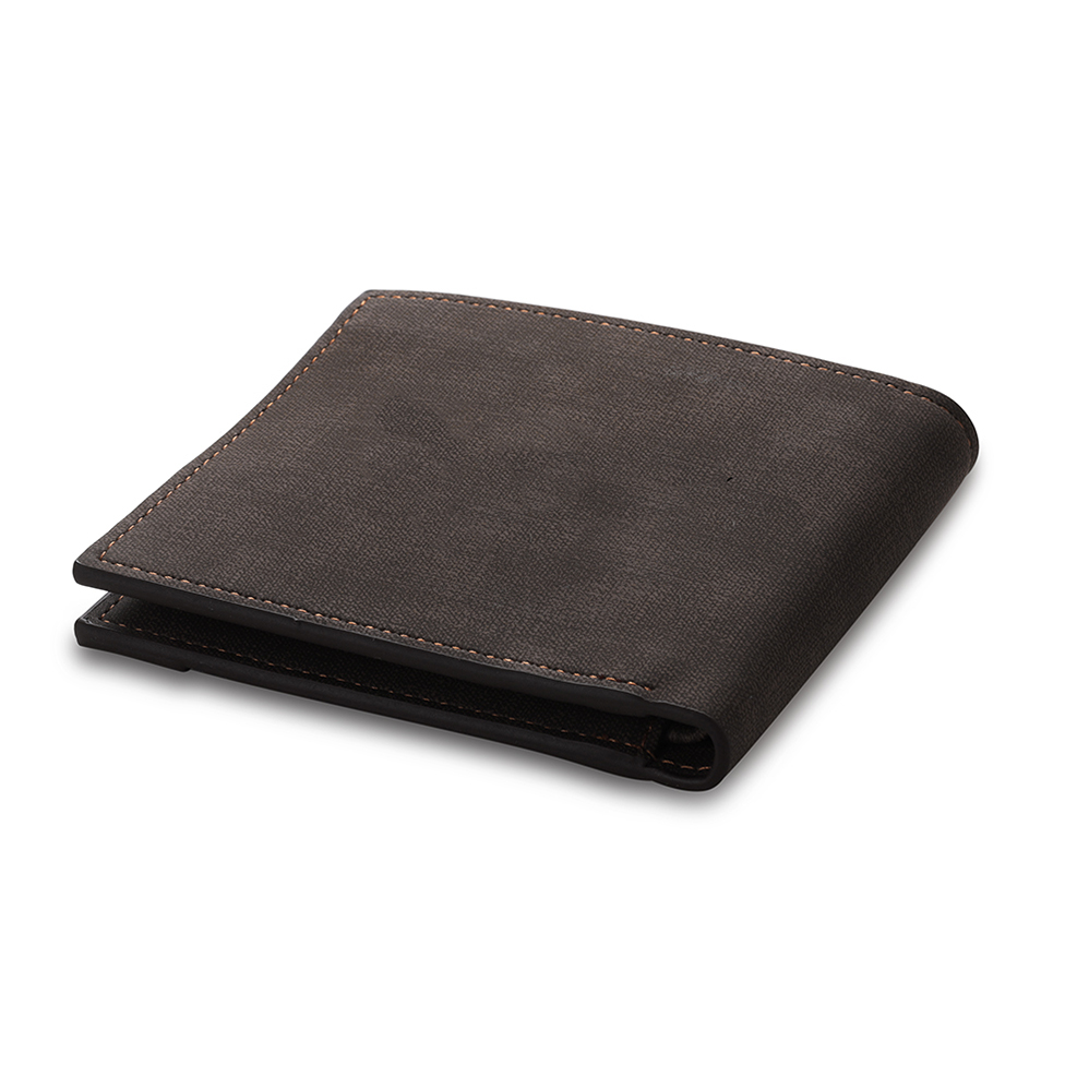 Personalised Name & Photo Billfold Wallet Custom Men's Leather Wallet Gifts for Him Dark Brown-Jessemade AU