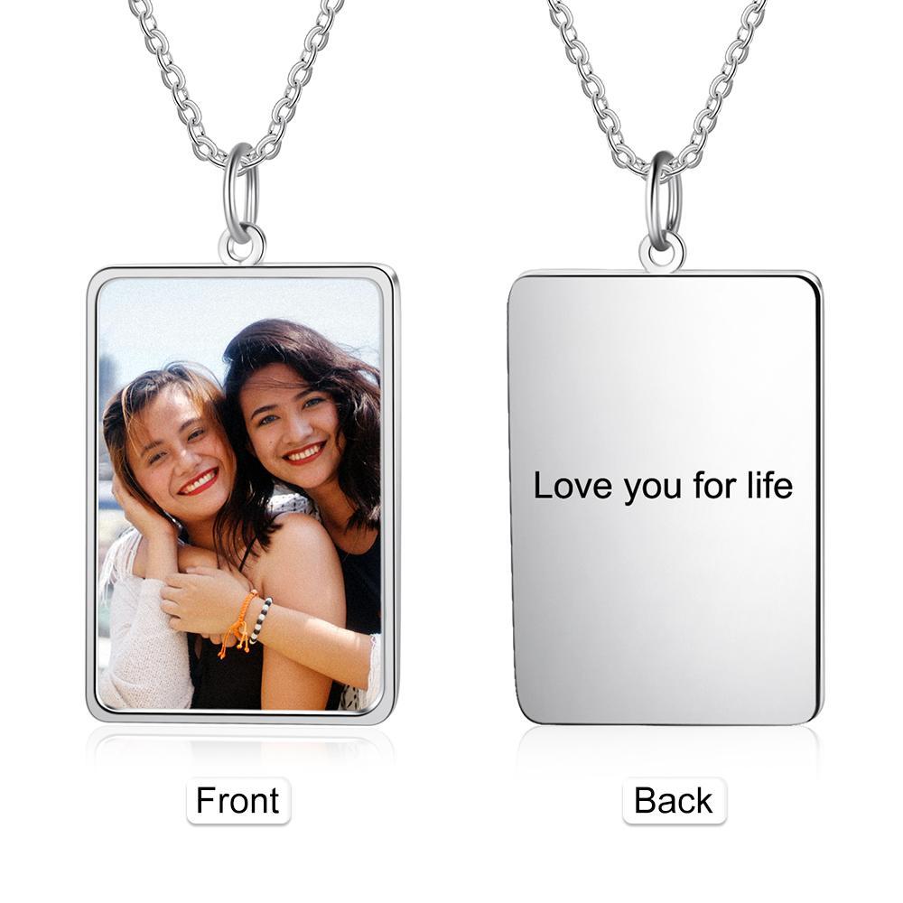 Personalised BBF Necklace Custom Photo Necklace Gifts For Her-Jessemade AU
