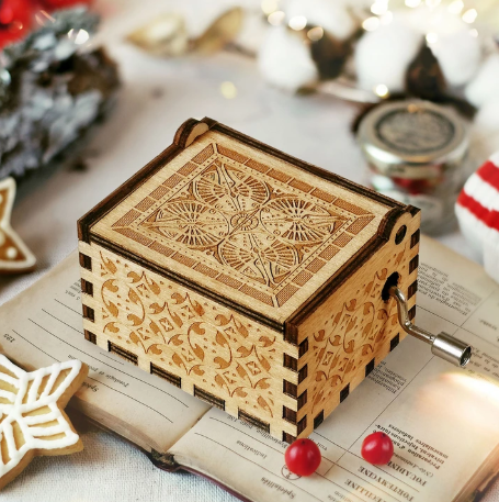 To My Daughter-Exquisite Wooden Music Box From Mom To Daughter-Jessemade AU