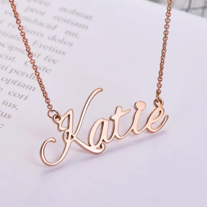 Personalised Necklace Custom 1 Name Necklace Gift For Women-Jessemade AU