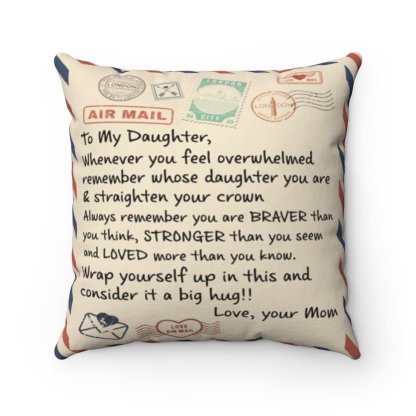 To My Daughter-Pillow Case-Jessemade AU