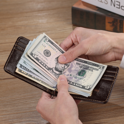 Personalised 2 Texts & 3 Names & 3 Letters Gift Set Custom Wallet & Keychain & Pen Gift Box Set Gift for Him-Jessemade AU