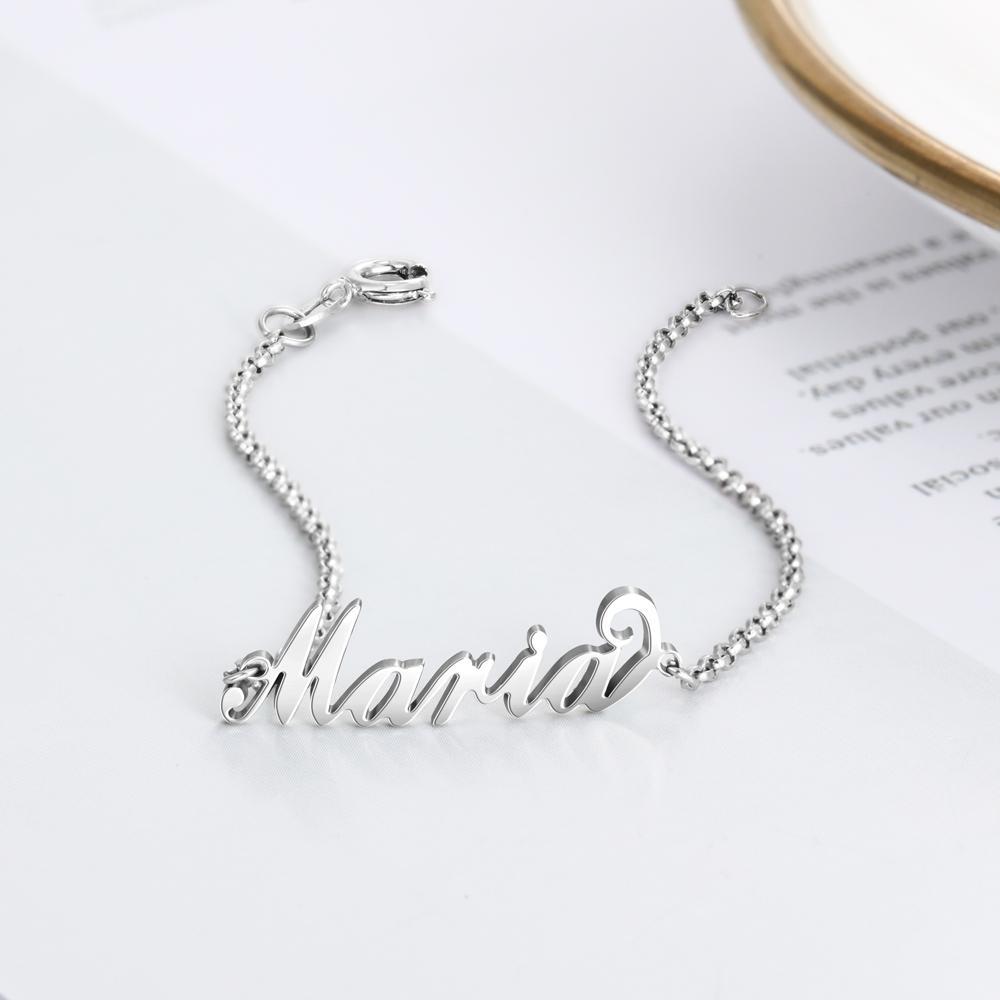 Personalised Bracelet Custom 1 Name Bracelet Gift For Women-Jessemade AU