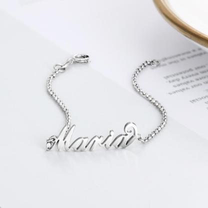 Personalised Bracelet Custom 1 Name Bracelet Gift For Women-Jessemade AU