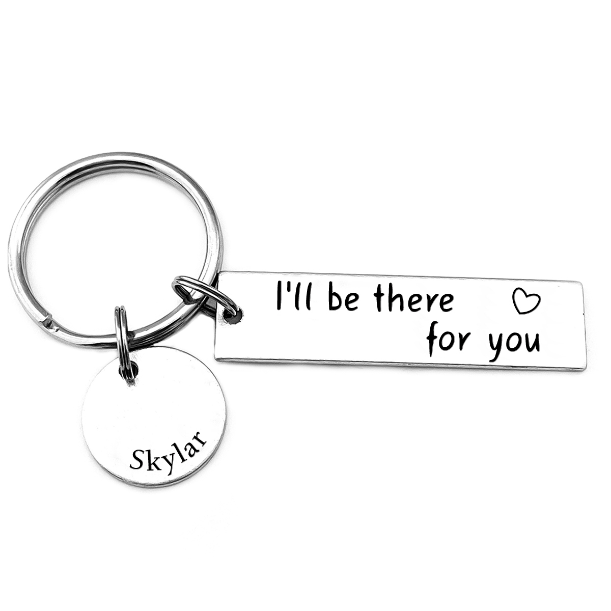 Personalised Couple Keychain Custom Name Keyring "I'll Be There For You" Valentine's Day Gifts for Couple/Friend-Jessemade AU