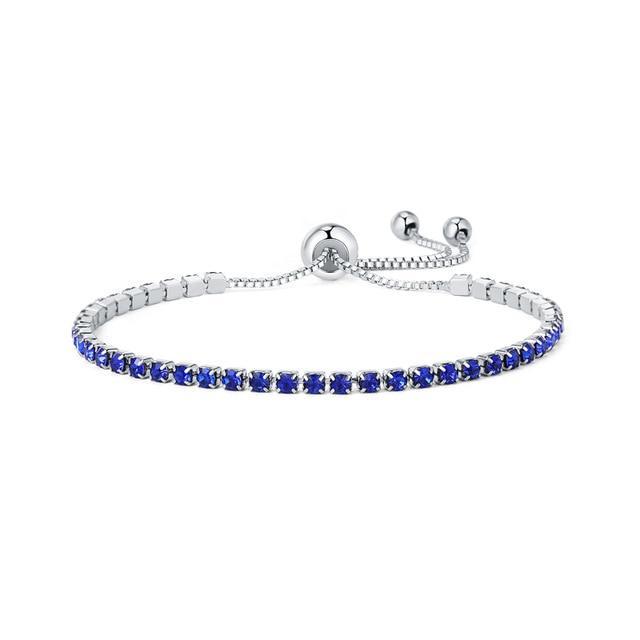 Cubic Zirconia Tennis Bracelet For Women-Jessemade AU