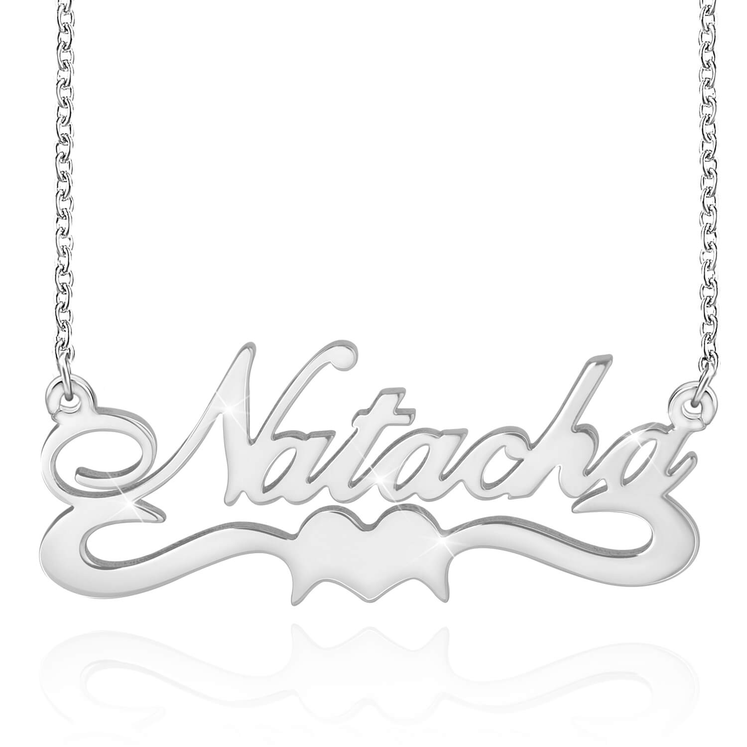 Personalised Necklace Custom 1 Name Necklace Gift For Women-Jessemade AU