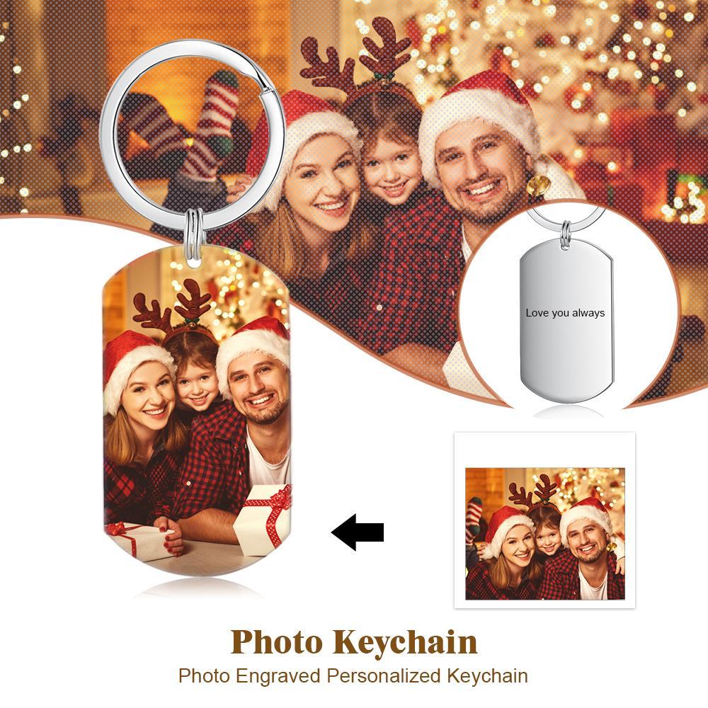 Personalised Keychain Engraved Photo Keychain Gifts For Her-Jessemade AU