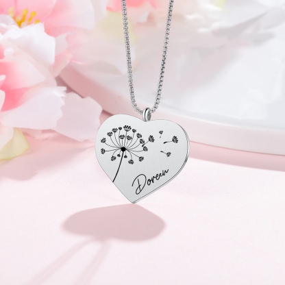Personalised Graduation Necklace Custom Name & Photo Heart Pendant Necklace Gift for Her-Jessemade AU