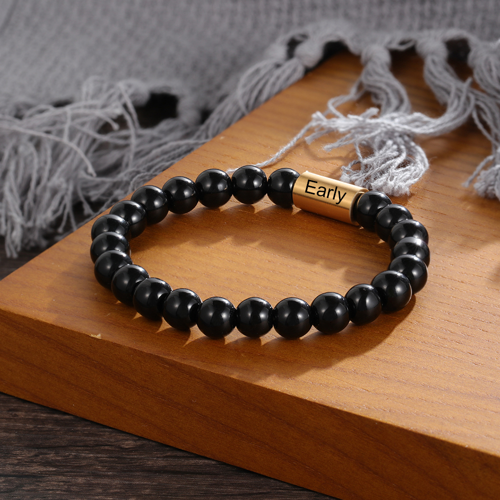 Personalised Men's Bracelet For Dad-Jessemade AU