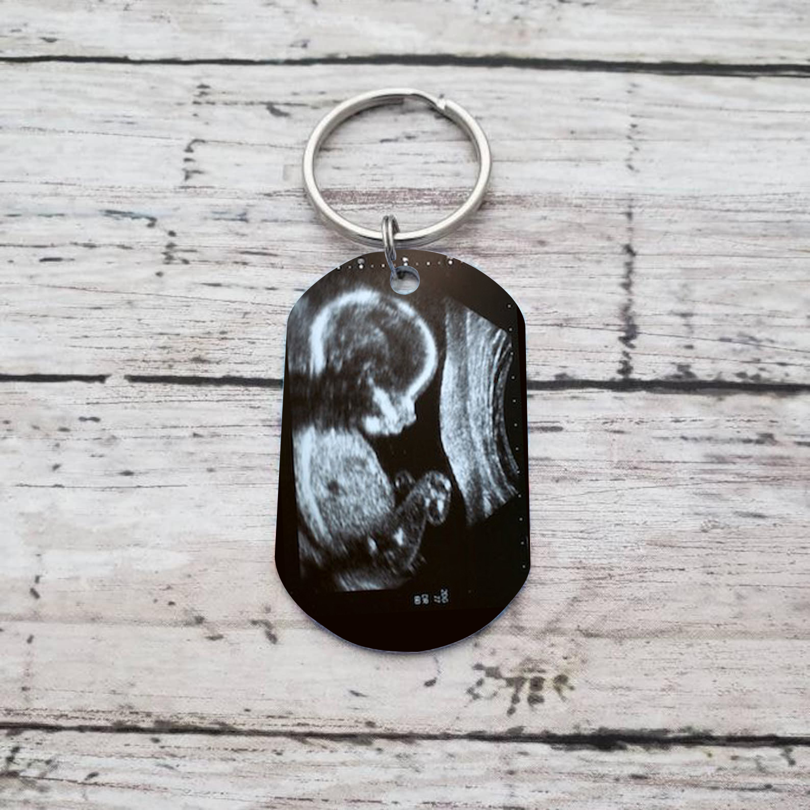 Personalised Photo Keychain Father's Day Gifts For Daddy - Now You Can Carry Me Too. Can't Wait To Meet You!-Jessemade AU