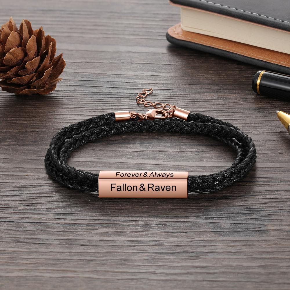 Personalised  Men's Bracelets For Him Best Gift For Him-Jessemade AU