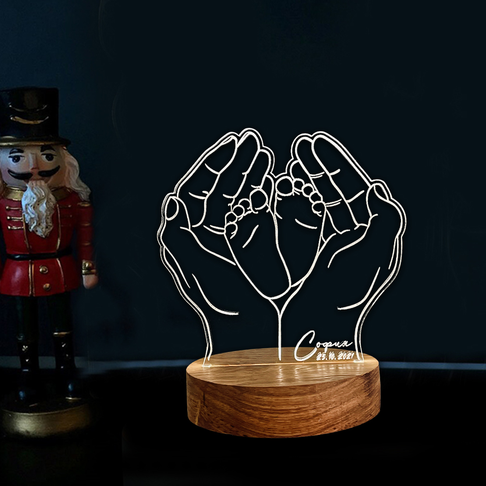 Personalised Dream Catcher Night Light Custom Name Gifts For Kids-Jessemade AU