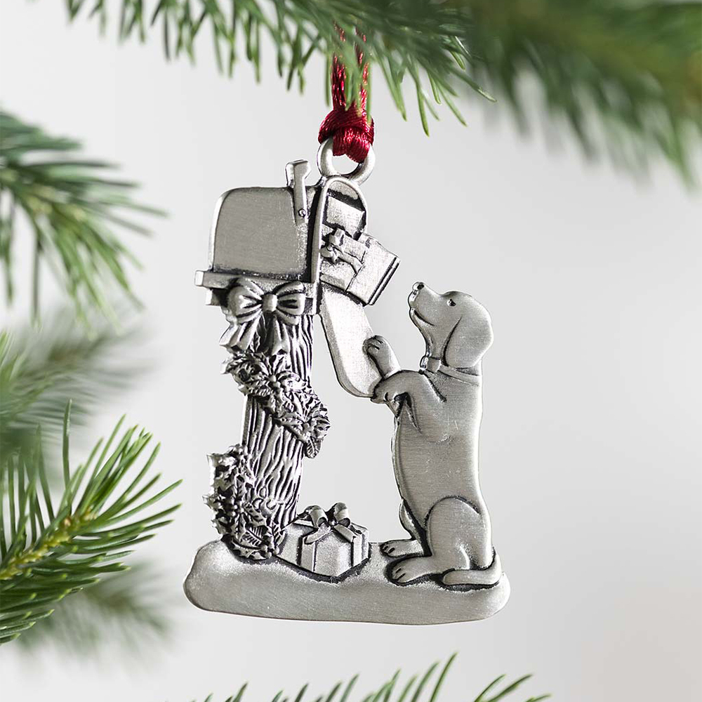 Solid Pewter Christmas Tree Ornament Gifts for Family-Jessemade AU
