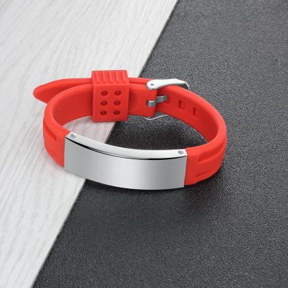 Customised Men's Bracelets Medical Adjustable Alert Bracelets Gift for Dad-Jessemade AU