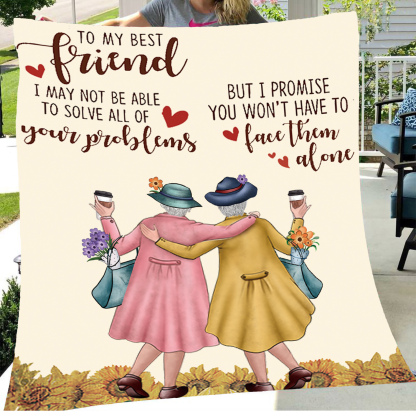 To My Best Friend-High-quality Exquisite Blankets-Jessemade AU