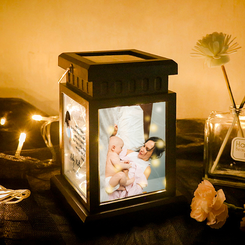 Personalised Photo Lantern Lamp Baby Loss Memorial Sympathy gift-Jessemade AU
