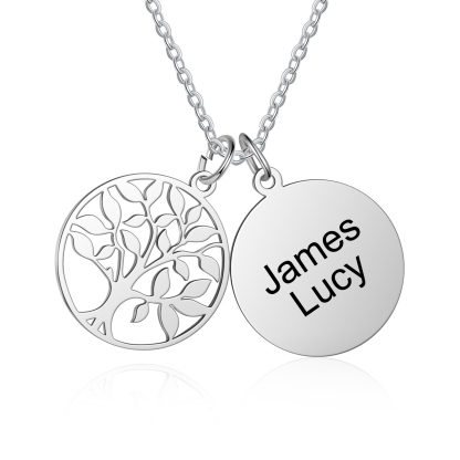 Personalised Tree Calendar Necklace For Her-Jessemade AU