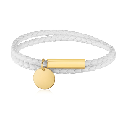 Personalised Leather Bracelet Custom Photo & Text Bracelet Couple Gift for Him/Her-Jessemade AU