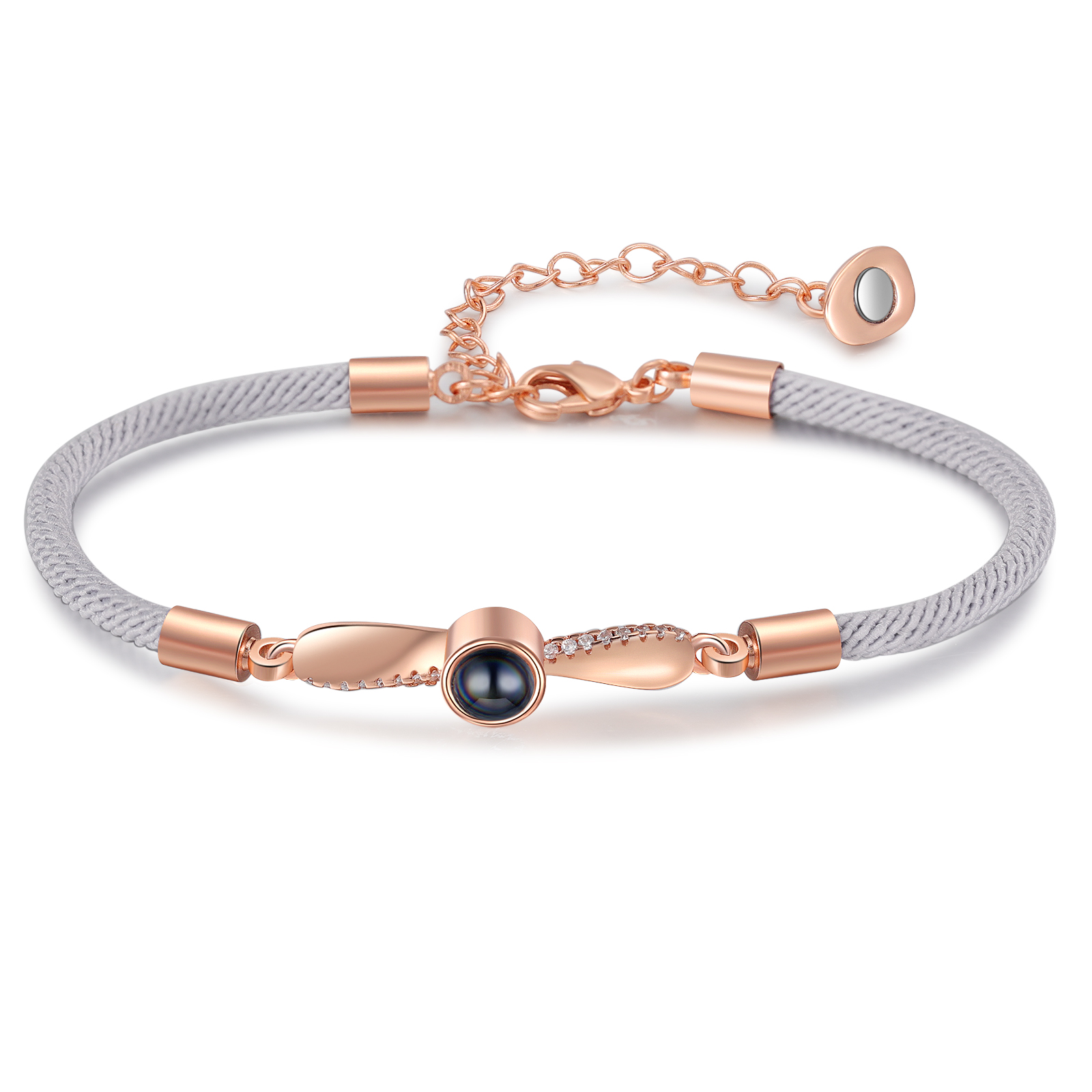 Personalised Magnetic Projection Bracelet Custom Photo Couple Bracelet Creative Gift for Her-Jessemade AU