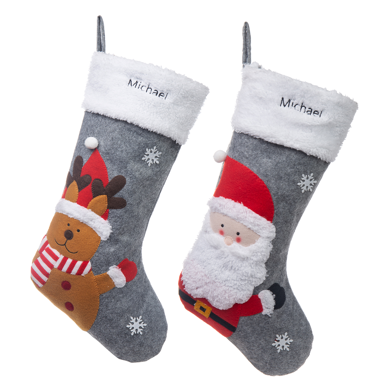 Personalised Christmas Stockings Custom Name Stockings Decoration-Jessemade AU