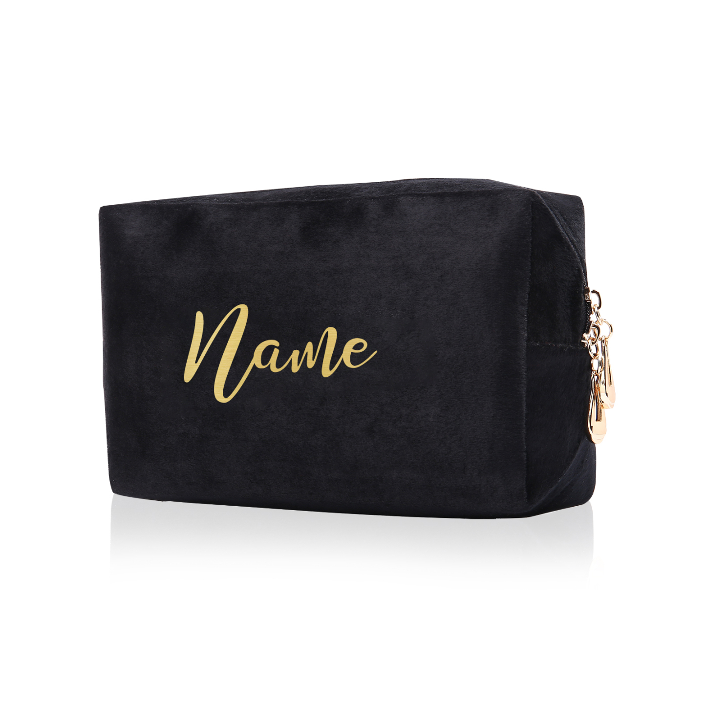 Personalised Name Cosmetic Bag Zipper Makeup Bag Jewelry Storage Bag Gifts for Ladies Girls-Jessemade AU