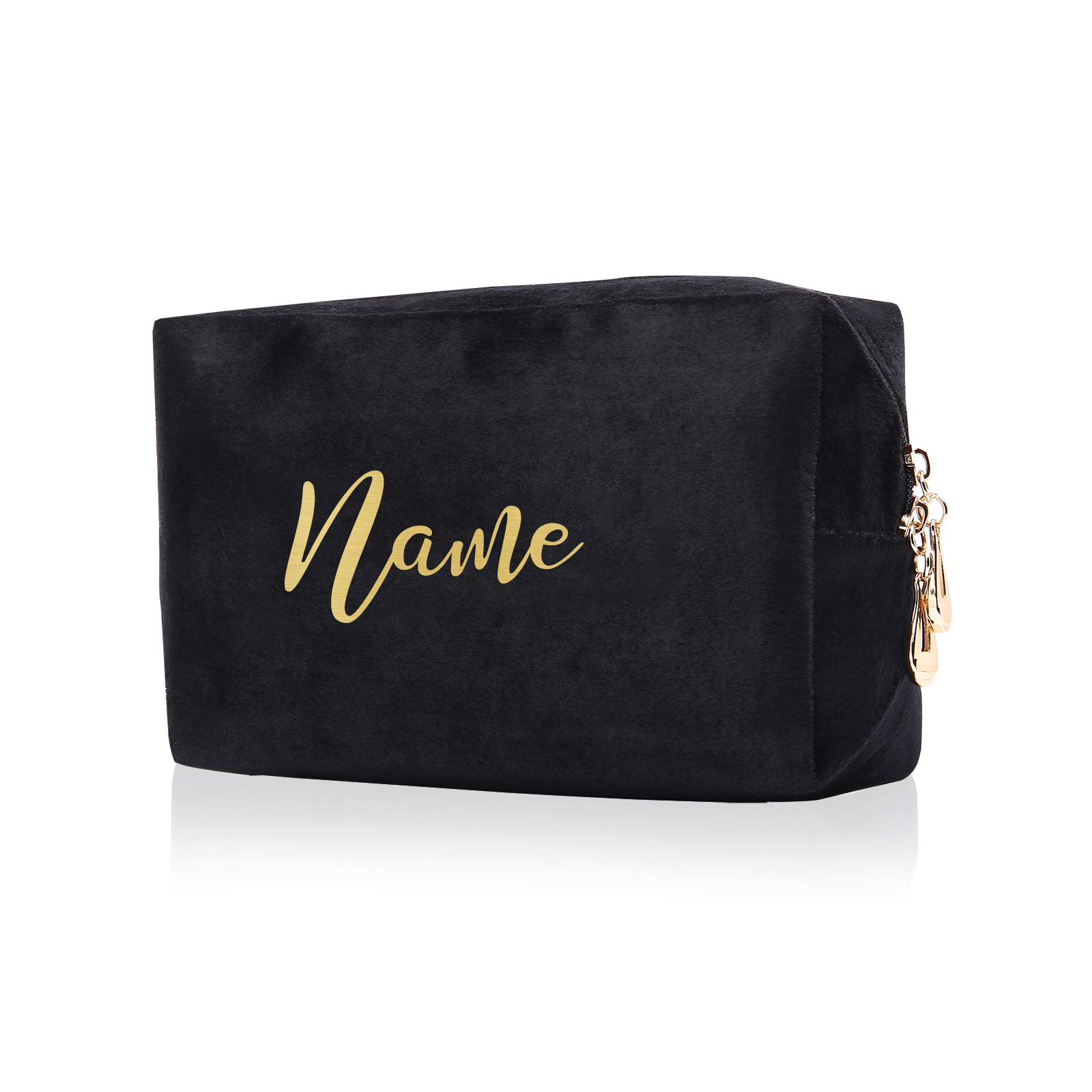Personalised Name Cosmetic Bag Zipper Makeup Bag Jewelry Storage Bag Gifts for Ladies Girls-Jessemade AU