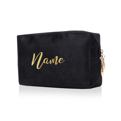 Personalised Name Cosmetic Bag Zipper Makeup Bag Jewelry Storage Bag Gifts for Ladies Girls-Jessemade AU