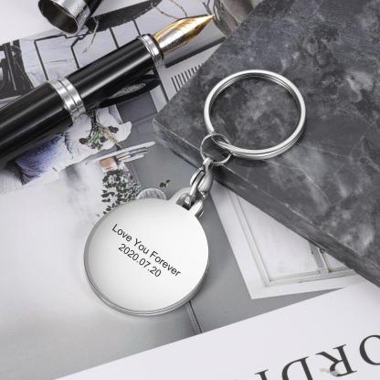Personalised Keychain Engraved Photo Keychain Gifts For Him-Jessemade AU
