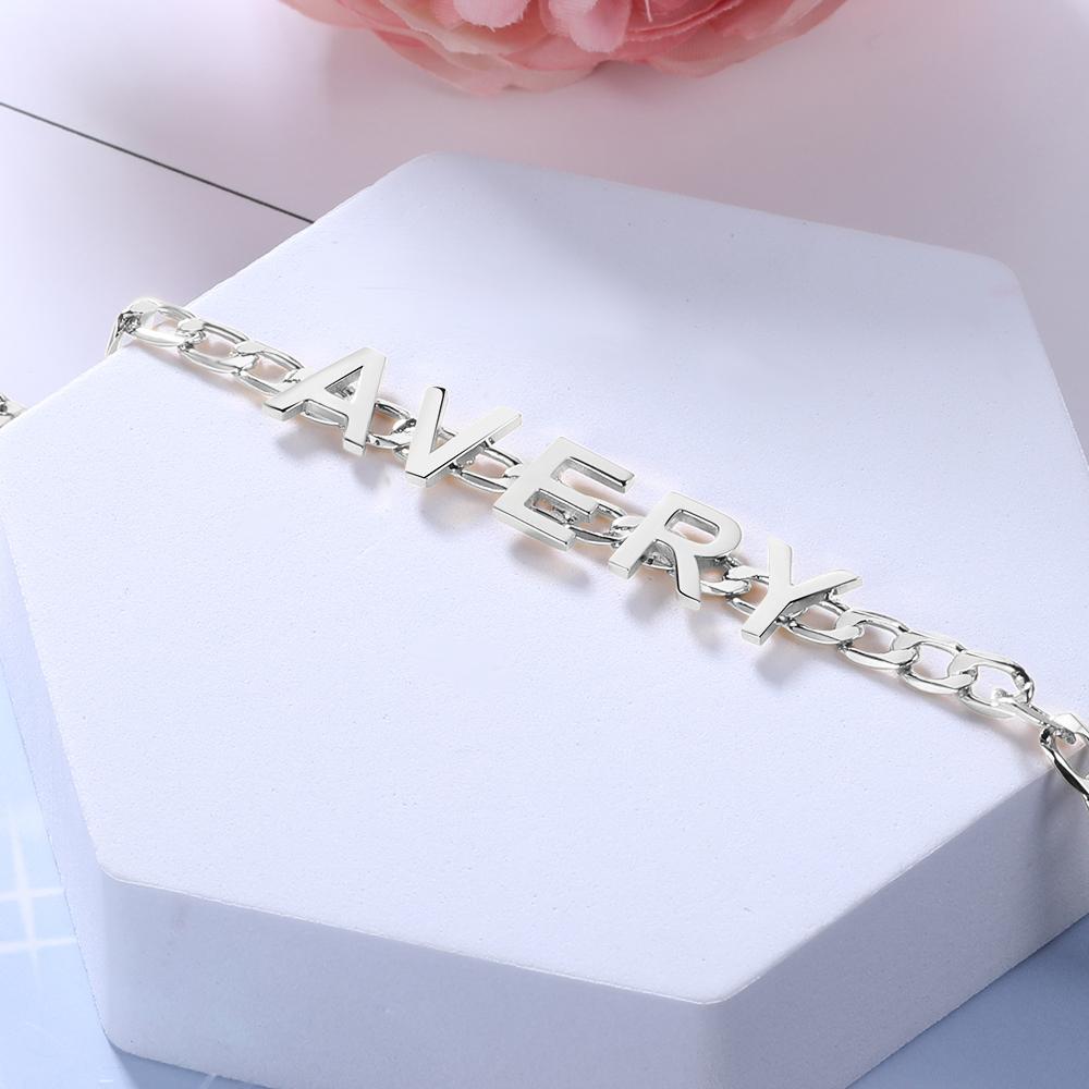 Personalised Bracelet Custom 1 Name Bracelet Gift For Women-Jessemade AU