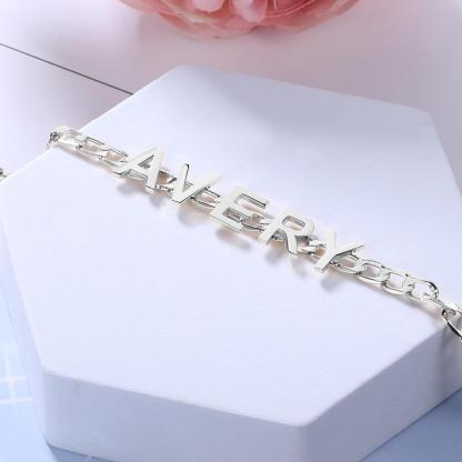 Personalised Bracelet Custom 1 Name Bracelet Gift For Women-Jessemade AU