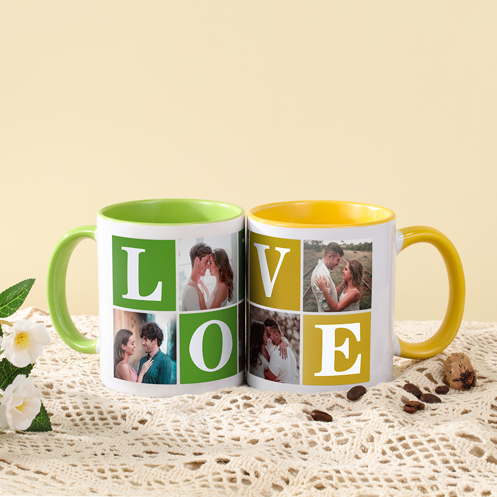 Personalised Photo Love Mug Cup Custom Photos Gifts For Her-Jessemade AU