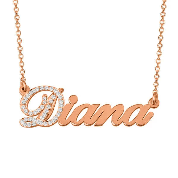 Personalised Necklace Custom 1 Name Necklace Gift For Her-Jessemade AU